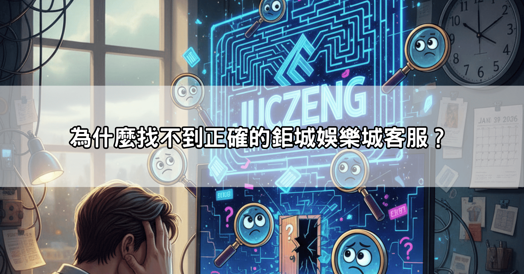 為什麼找不到正確的鉅城娛樂城客服？